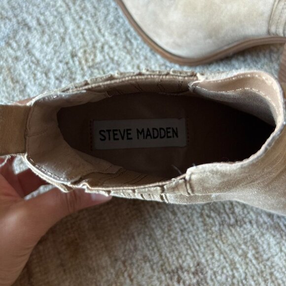 Steve Madden Chandler Suede Pointed Toe Boots - Picture 6 of 6